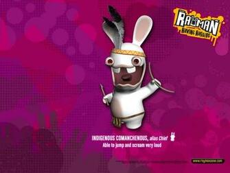 Rayman Raving Rabbids Videogame Wallpaper Vizio