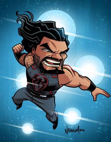 Roman Reigns By Nolan Harris Wrestling Posters