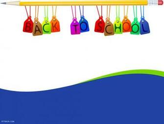Back To School Background Wallpaper For Powerpoint Presentations
