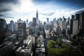 New York City Wallpaper Violet Fashion Art