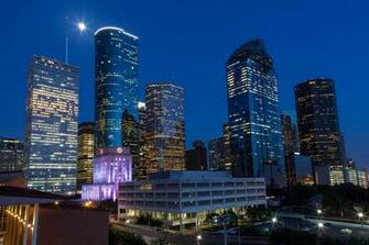 Desktop Wallpaper Downtown Miami At Night City Florida Jpg