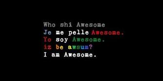 I Am Awesome Wallpaper