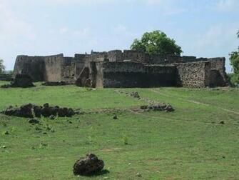 The 18th Century Makutani Palace On Kilwa Kisiwani Island