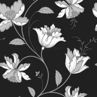 Pink Wallpaper Web Black And White Floral