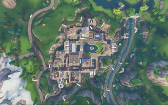 New Statue In Neo Tilted Towers Race Event Fortnite Season