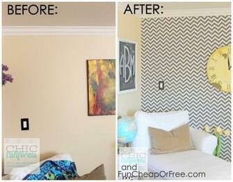 Starch Fabric Removable Faux Wallpaper Fun Cheap Or