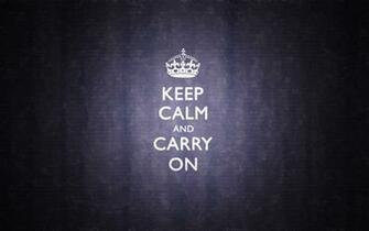 HD Keep Calm And Carry On Wallpaper