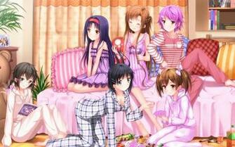 Sword Art Online Asuna Kirigaya Suguha Konno Yuuki Lisbeth Shino Asada