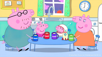Peppa Pig House Wallpaper