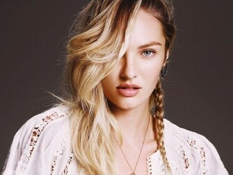 Desktop Candice Swanepoel Photo Shoot Wallpaper