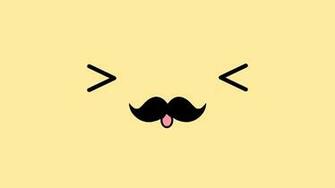 Mustache Cute Wallpaper