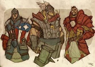 The Avengers Envisioned As Medieval Superheroes Entertainment Buddha