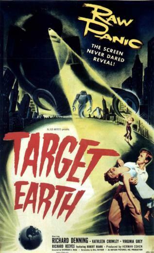 Target Earth Alien Invasion B Movie Posters