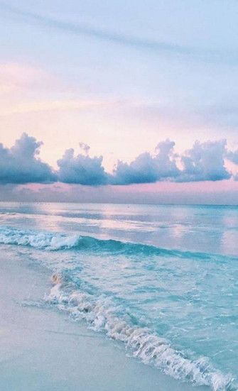 Calm Aesthetic Beach Wallpaper