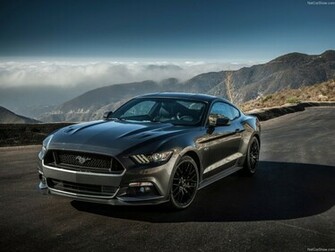 Ford Mustang Gt Tire On Road