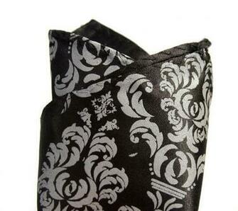 Damask Scroll Vintage Wallpaper Screen Printed Silkscreened Pocket