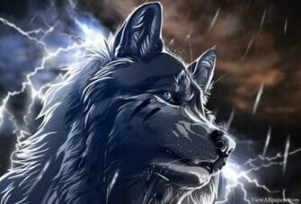Anime Wolf Head Wallpaper HD