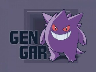 Gengar Ghost Pokemon Wallpaper