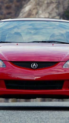 Wallpaper Acura Rsx Red Front Style