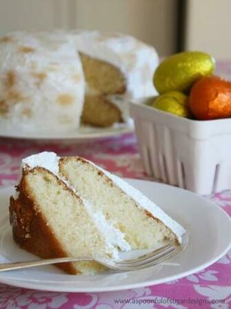 Cake Layers Together With A Small Amount Of Frosting Cover Picture