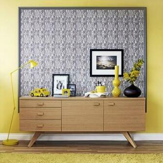 Framed Wallpaper Wall Home Decor