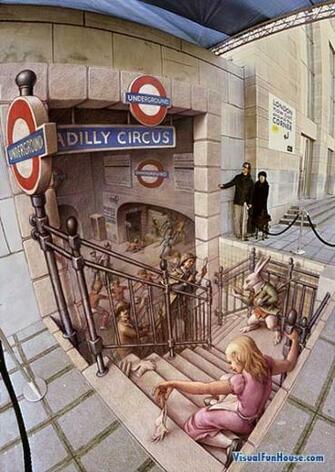 Eurostar Chalk Art In Belgium