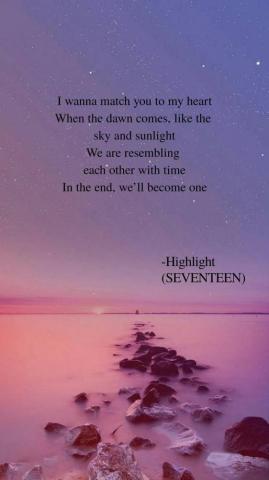 Highlight Seventeen Lyrics Wallpaper Lirik Lagu