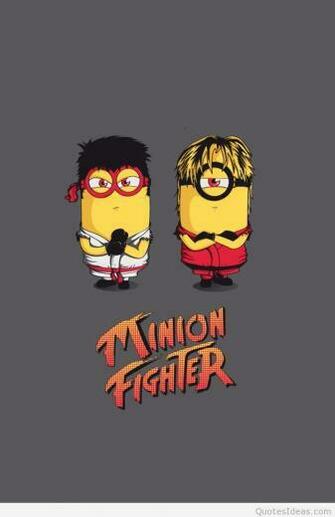 Minion Fighter iPhone Wallpaper