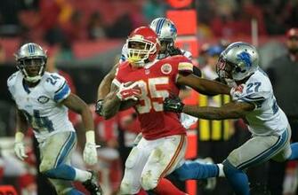 Nov London United Kingdom Kansas City Chiefs Running Back
