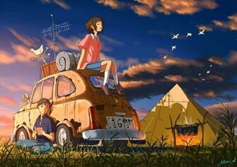 Camping Vetor