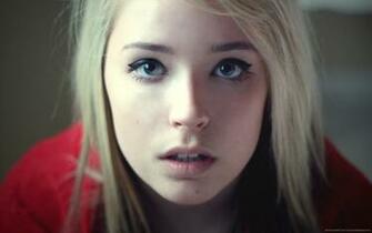 Girl Blonde Close Up Face Woman