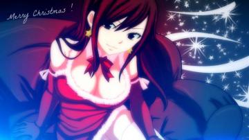 Anime Fairy Tail Erza Scarlet Christmas Custom Mat Bag
