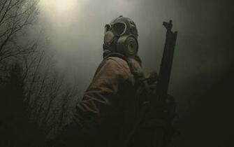 Dark Gas Mask Wallpaper Background Id