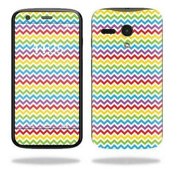 Skin Decal For Motorola Moto G Wrap Cover Sticker Skins Candy Chevron