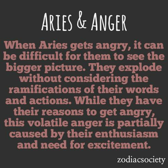 Aries And Anger Quick