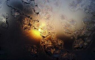 Textures Glass Winter Frost Window Background
