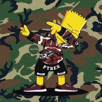 Bape Bart Simpson Wallpaper At Wallpaperbro
