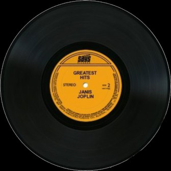 Janis Joplin Greatest Hits Vinyl Record Wallpaper