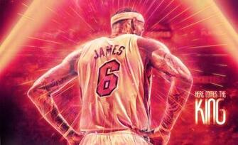 Wallpaper Lebron James Nba Miami Heat