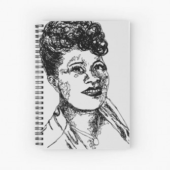Ella Fitzgerald Notebook Wallpaper