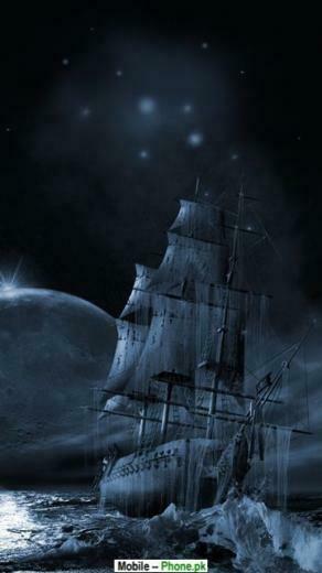 Black Sailing Boat Mobile Wallpaper Details