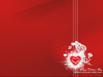 Red Pure Love Color Wallpaper