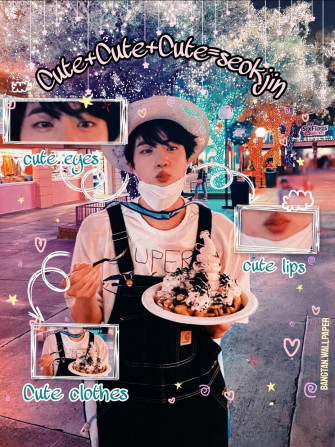 Kim Seokjin Bts Cute Wallpaper Jin