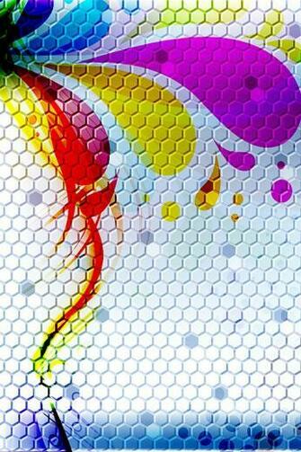 Chicken Wire Paint Splat Thing Art
