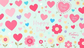 Mothers Day Hearts Wallpaper