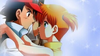 Pokemon Love Misty Ash Ketchum Wallpaper