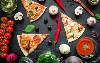 Wallpaper Table Food Pizza Italian Wooden Tasty