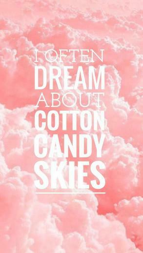 Candy Cotton Cute Pastel Pink Wallpaper