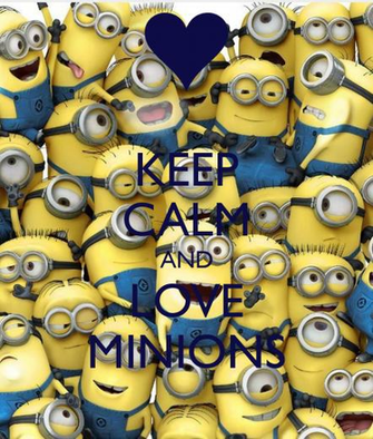 Keep Calm And Love Minions Wallpaper