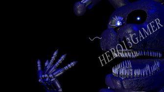 Fnaf Nightmare Bonnie Model By Goldennexus